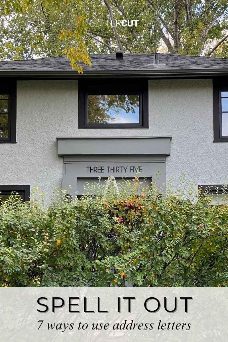 7 ways to use address letters for more than just house number signs.