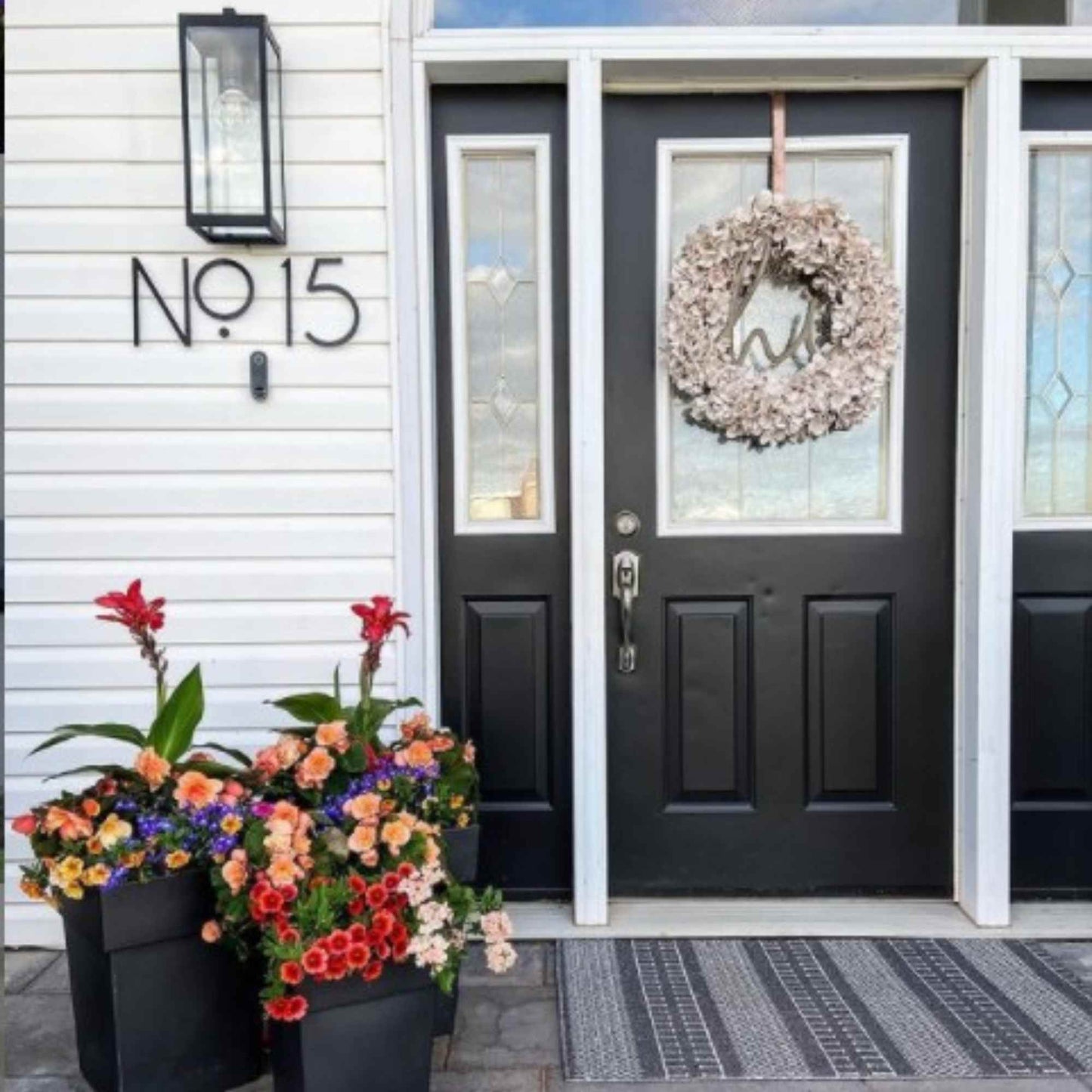 12 inch THIN MODERN House Numbers and Letters