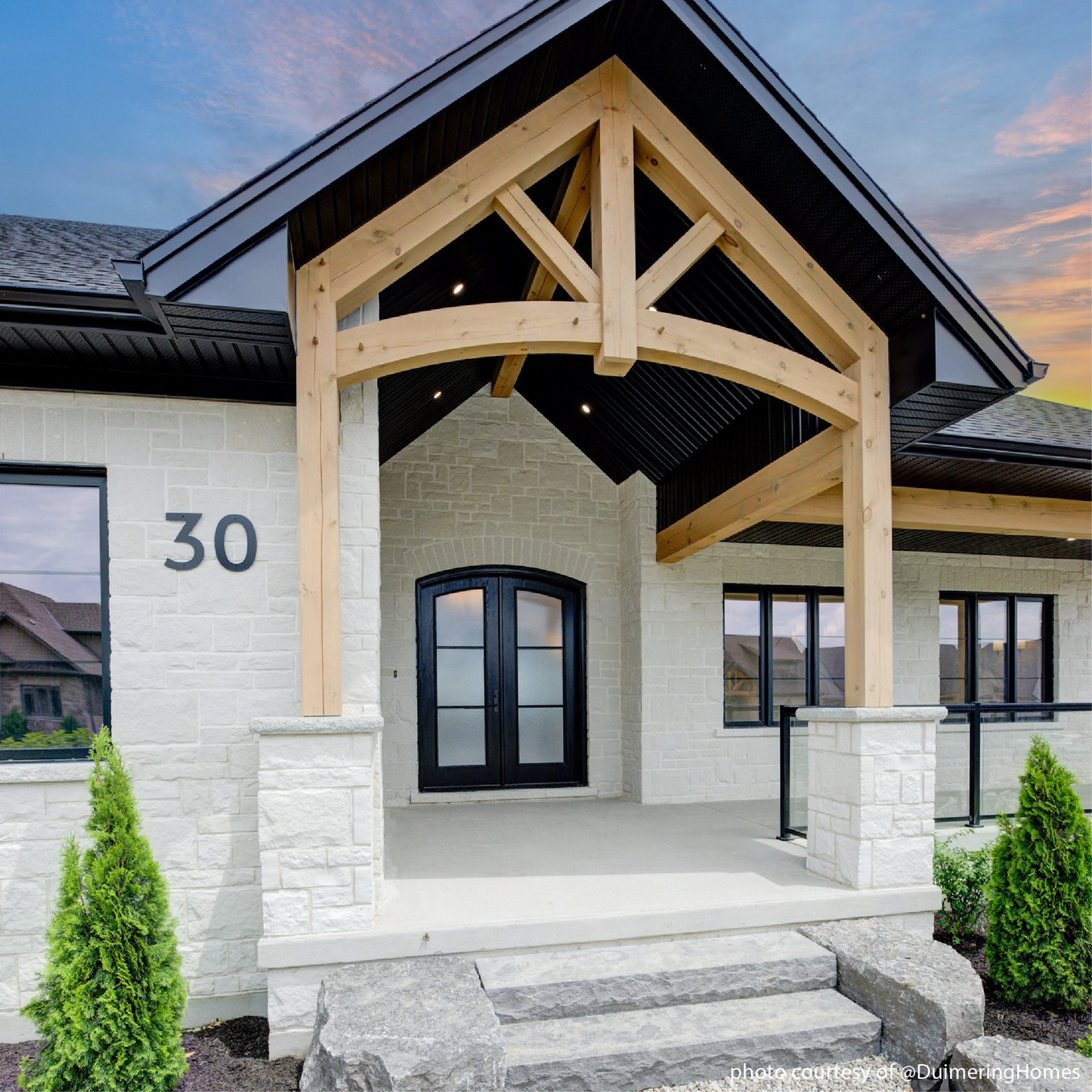 12 inch CLASSIC MODERN house numbers for address signs