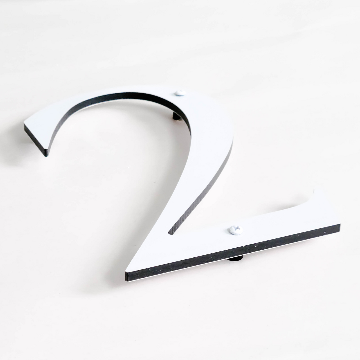 8 inch ROMAN SERIF house numbers for modern address signs