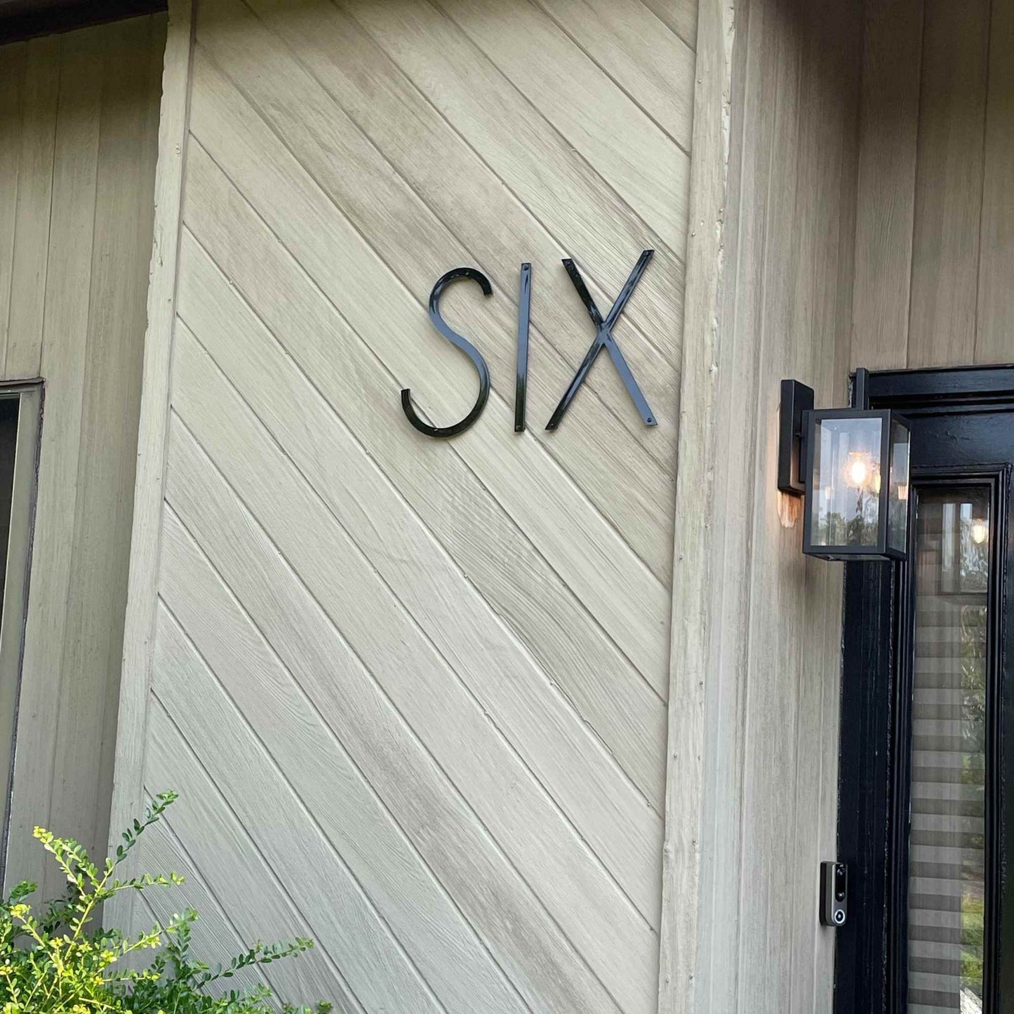 12 inch THIN MODERN House Numbers and Letters