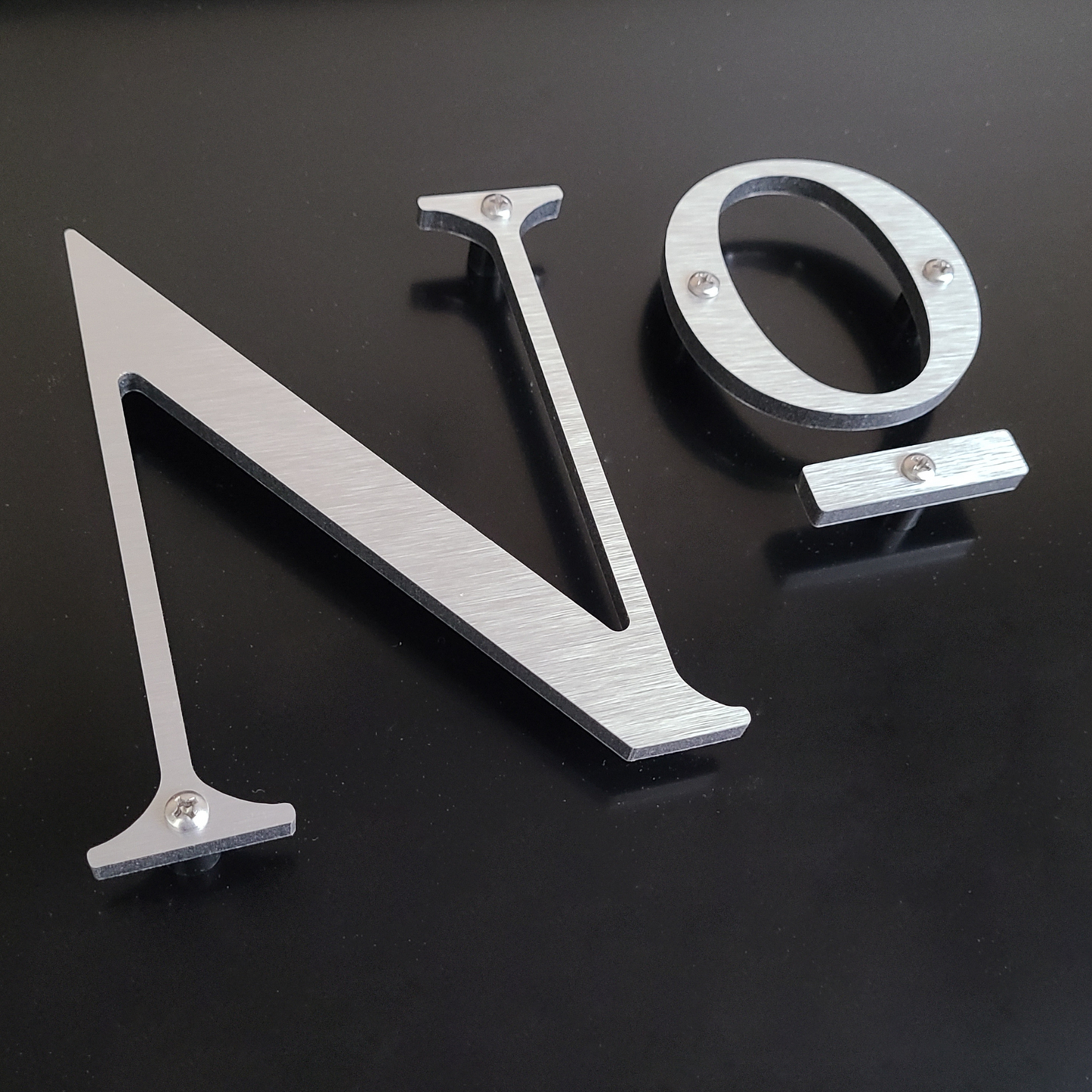 24 inch ROMAN SERIF house numbers for traditional address signs