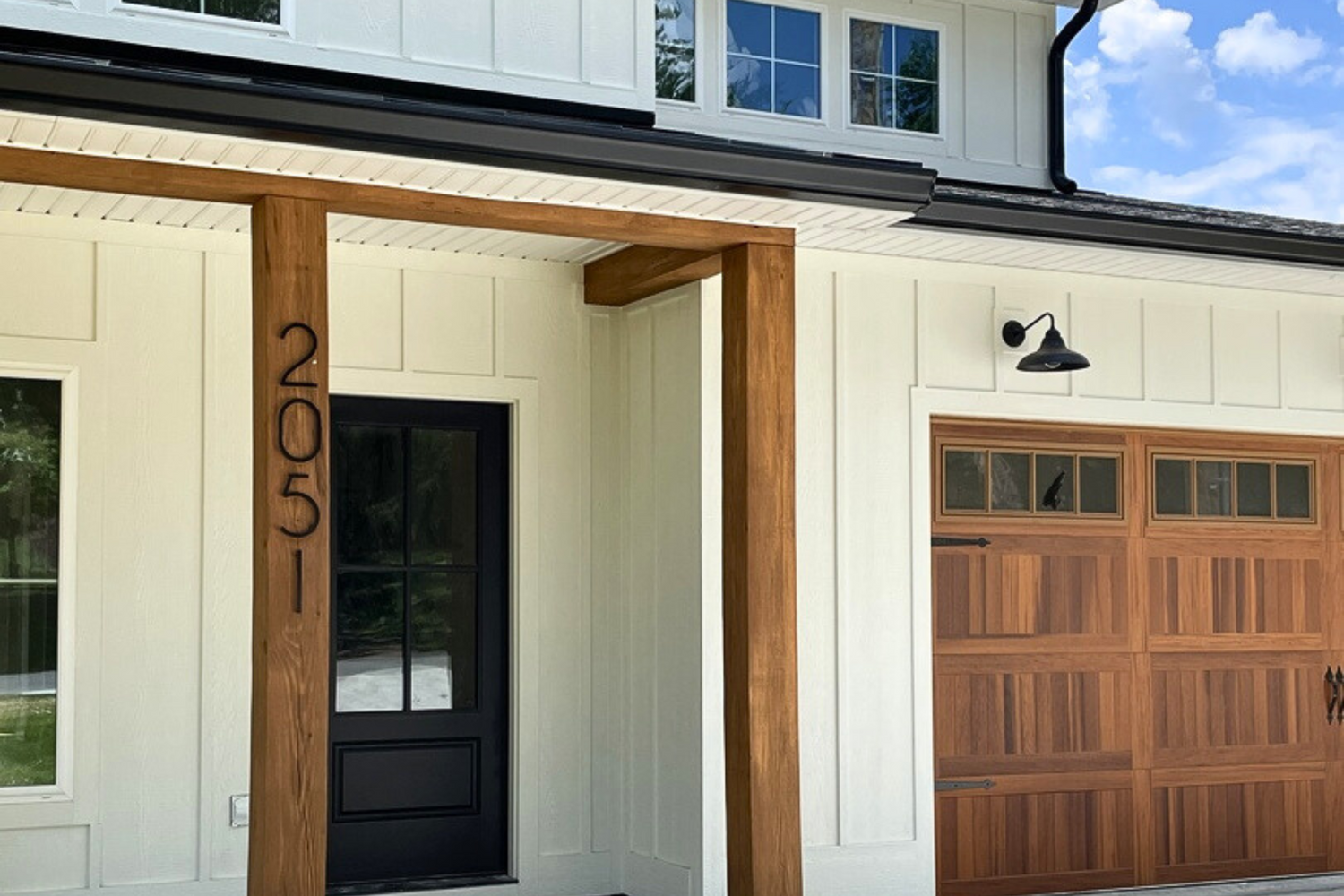8 inch THIN MODERN house numbers