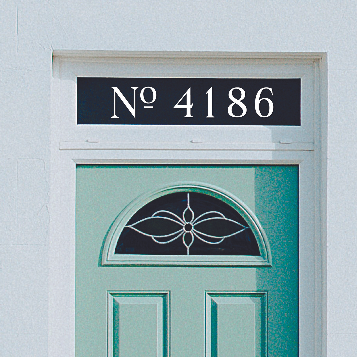 8 inch ROMAN SERIF house numbers for modern address signs