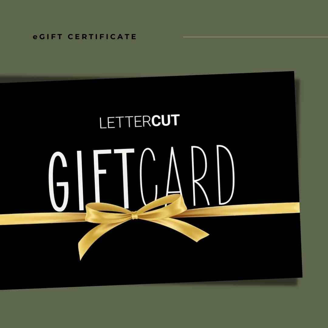 Send an eGift certificate via email anywhere