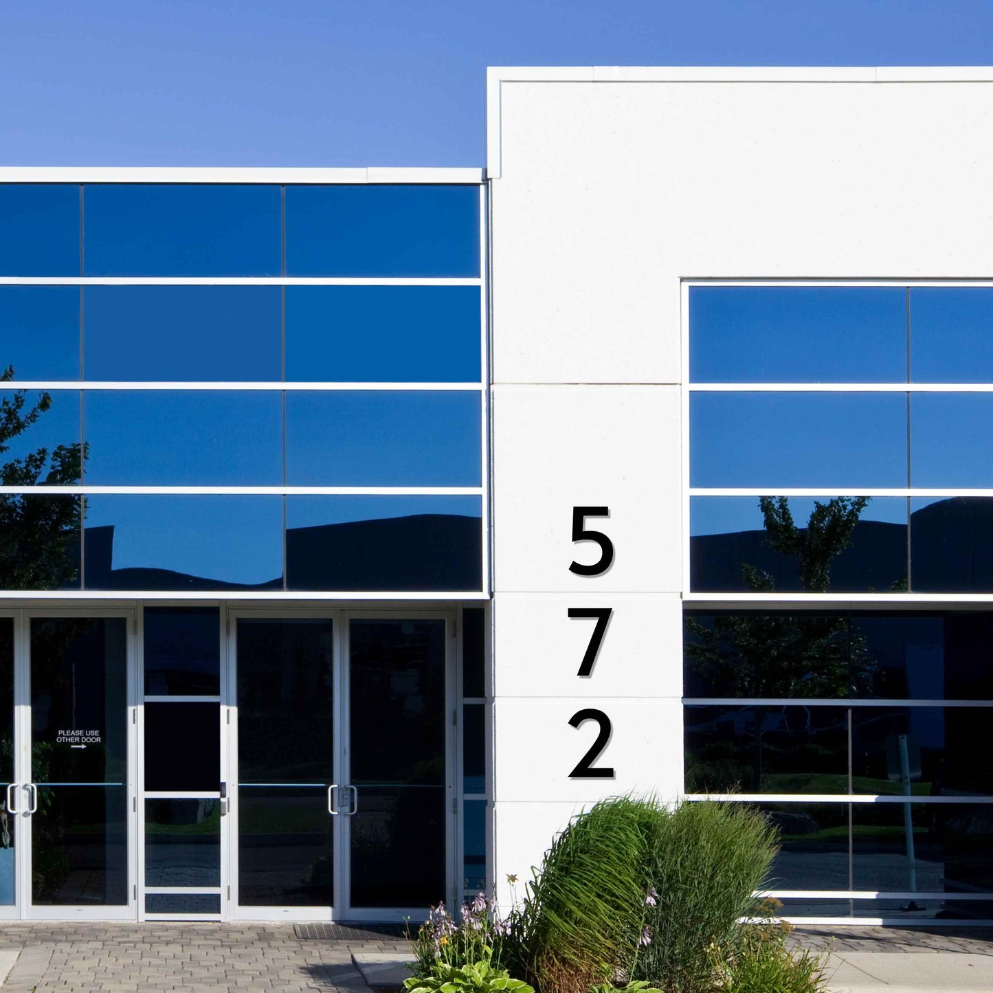 16 inch CLASSIC MODERN house numbers and letters