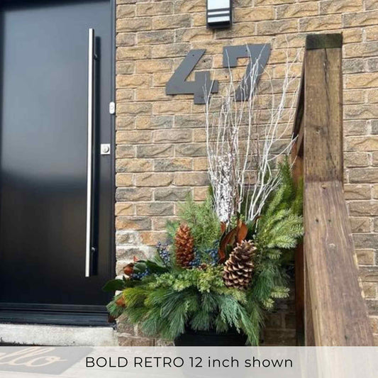 BOLD RETRO house numbers