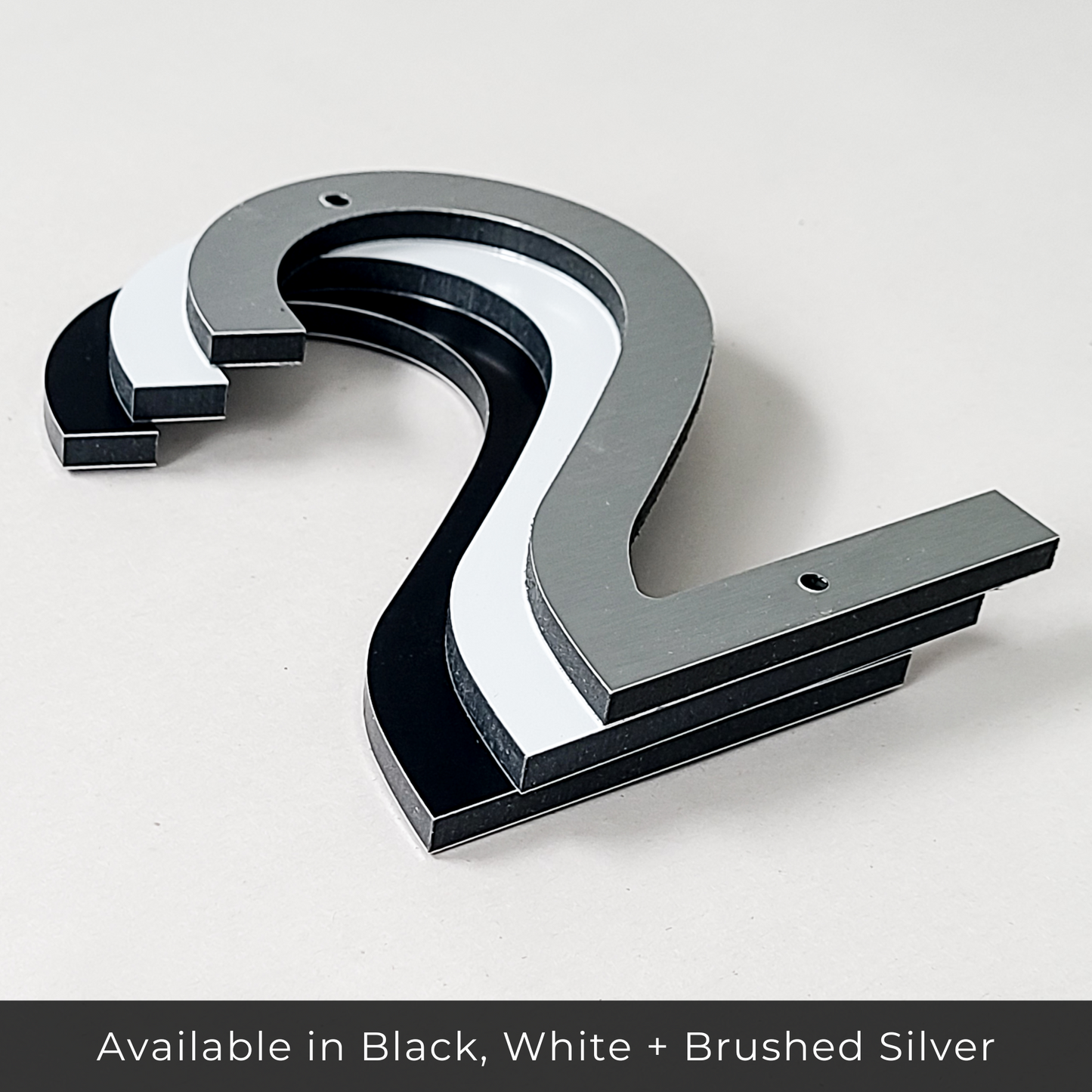 12 inch THIN MODERN House Numbers and Letters