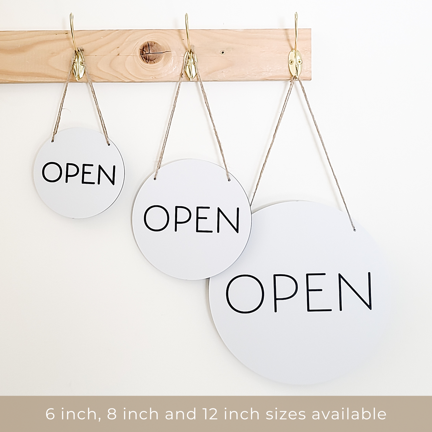Open and Closed Window Sign