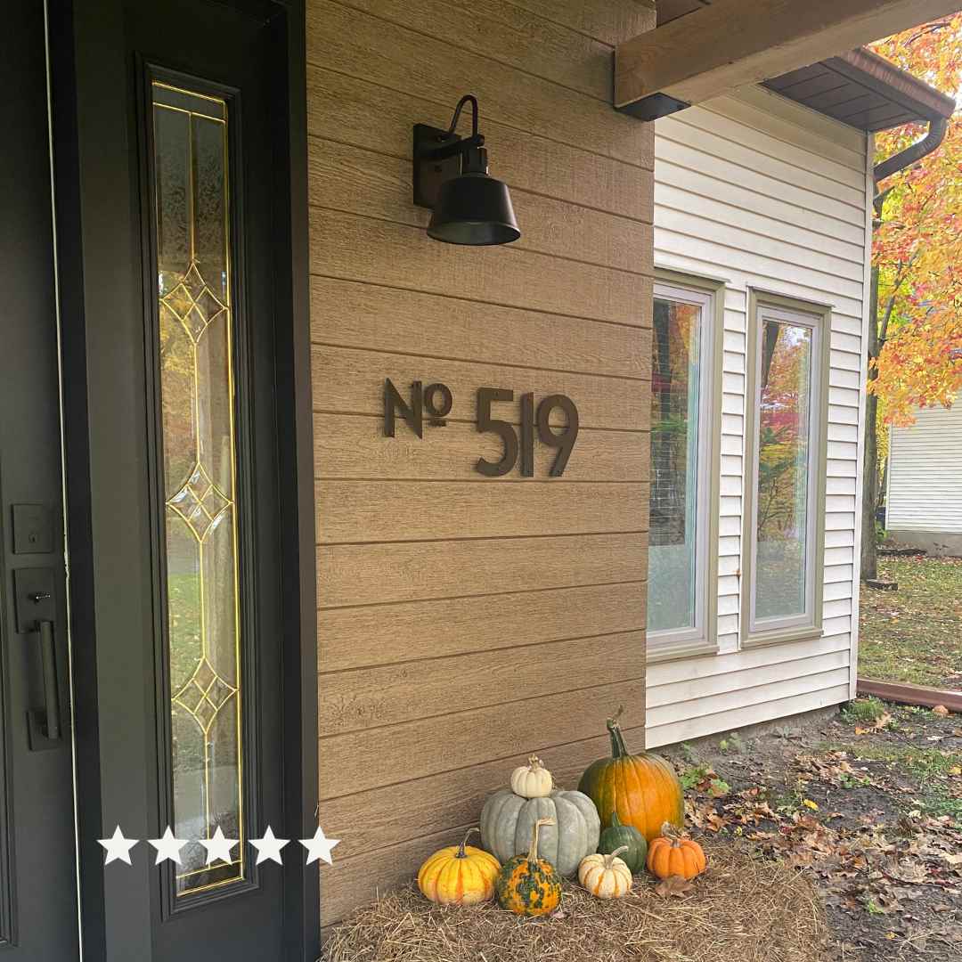 CLASSIC MODERN house numbers and letters