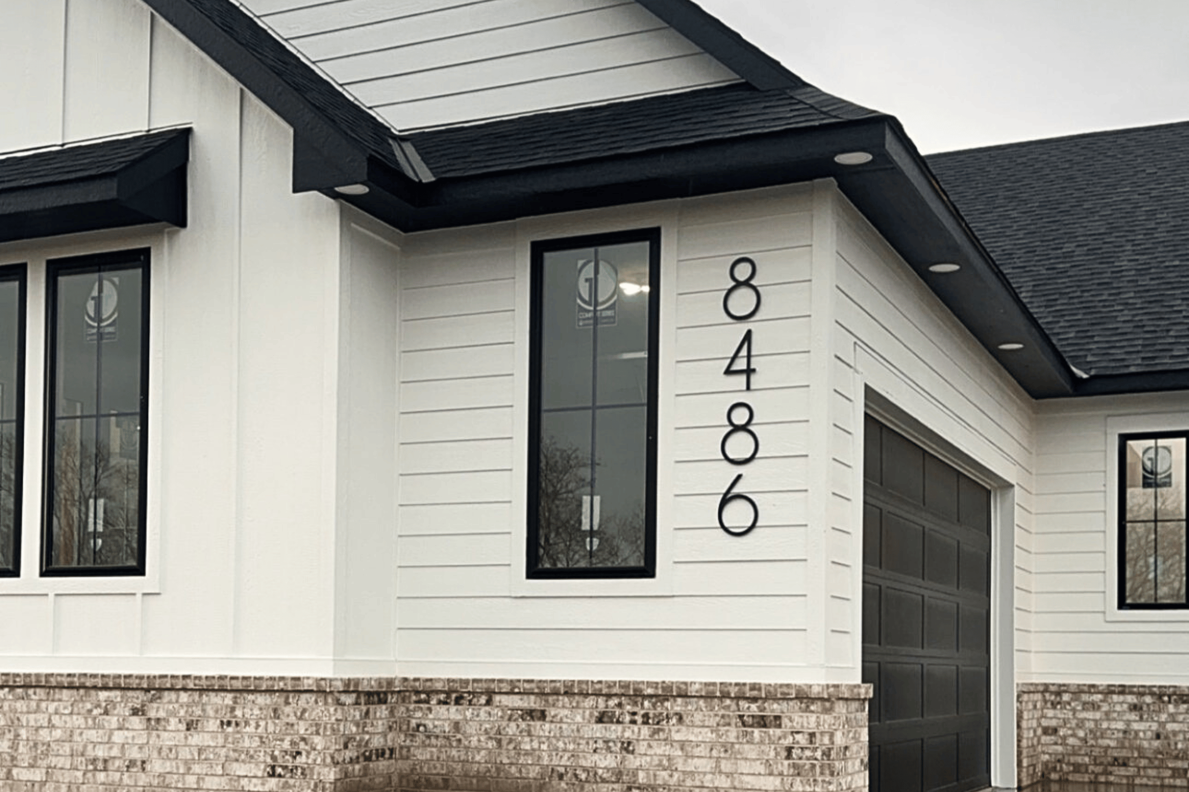 THIN MODERN house numbers and letters for the perfect finishing touch for a modern home or business exterior.