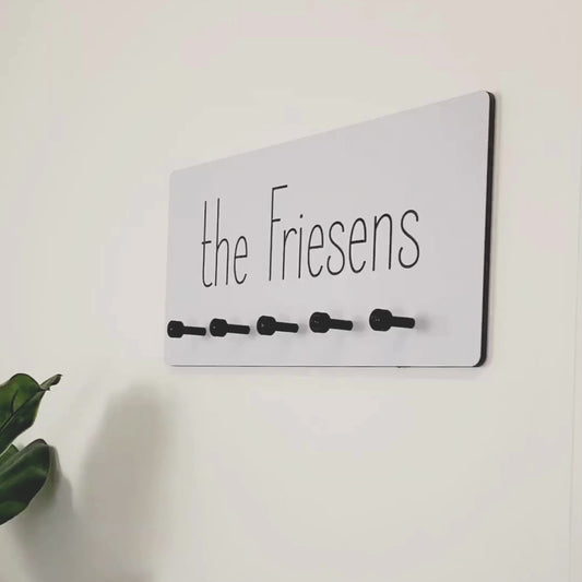 Personalized Key Holder for Entryway