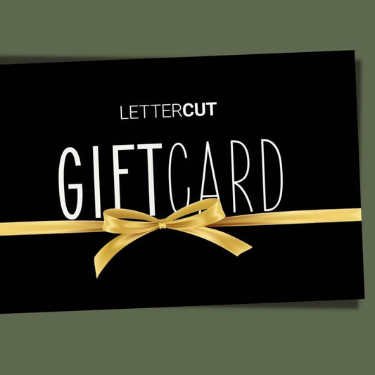 LETTERCUT gift cards