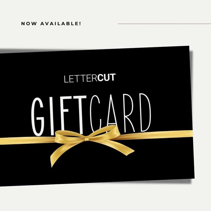 LETTERCUT gift cards