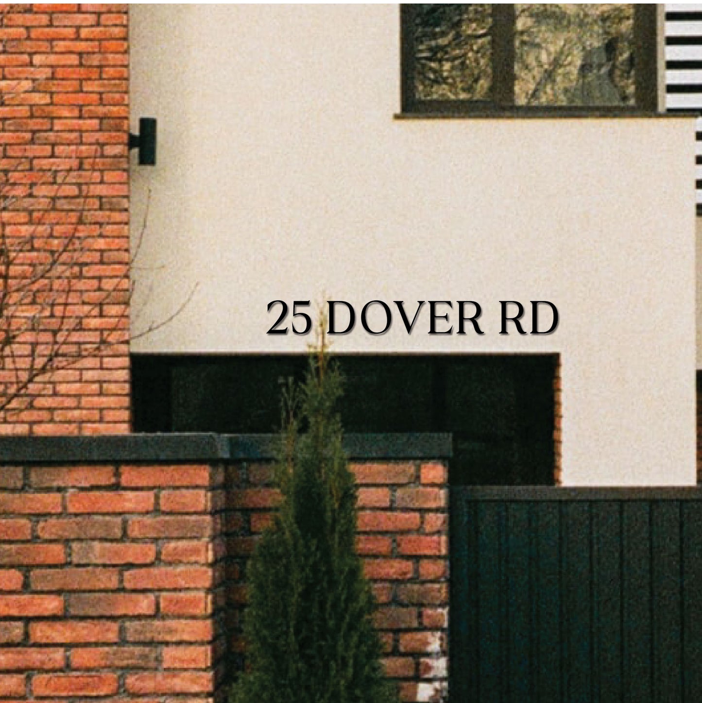 ROMAN SERIF house numbers and letters