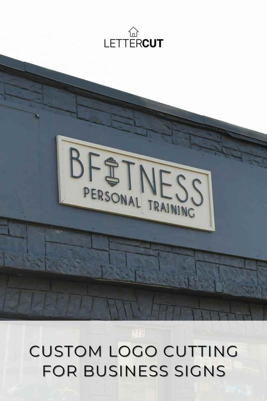 Business sign logo for exterior branding