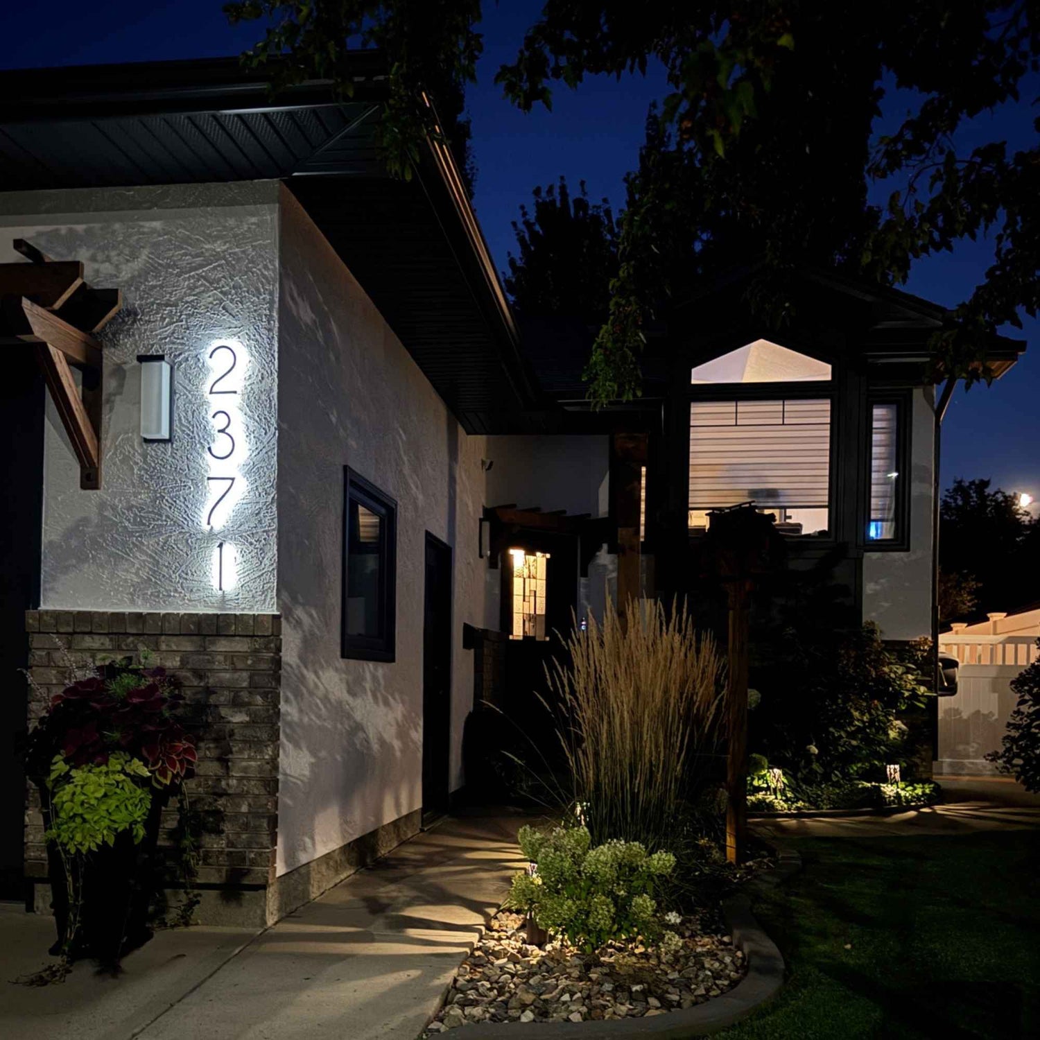 Backlit Address Number Signs