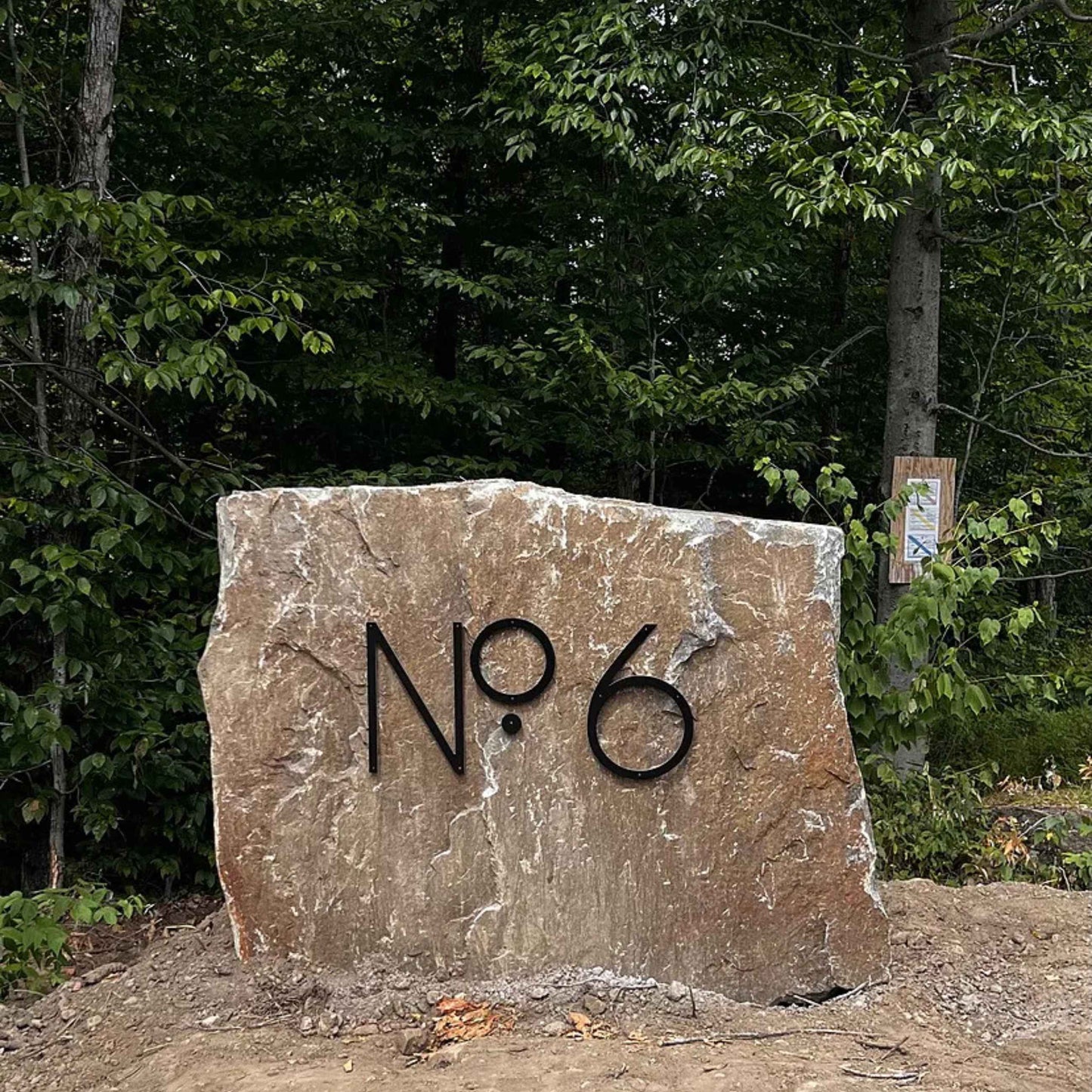 16 inch THIN MODERN house numbers and letters