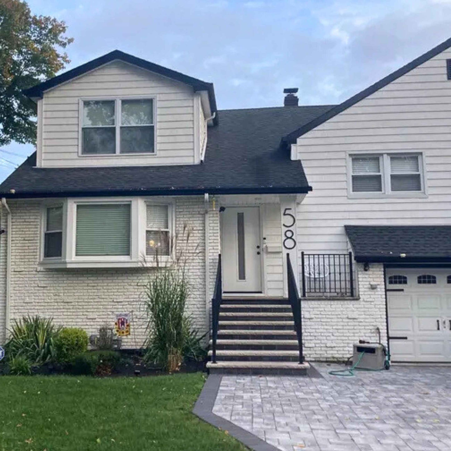 16 inch THIN MODERN house numbers and letters