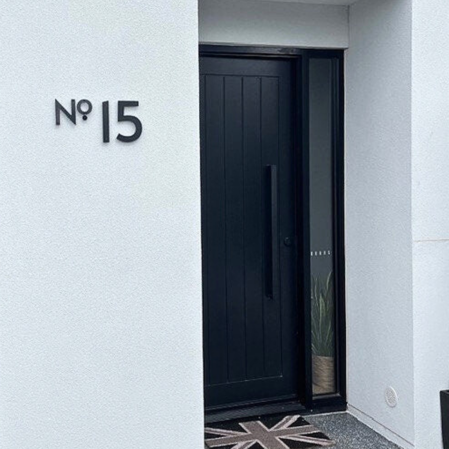 8 inch CLASSIC MODERN House numbers and letters