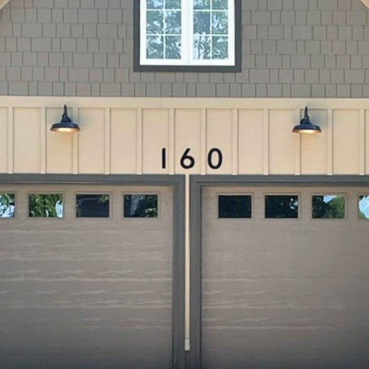 10 inch CLASSIC MODERN house numbers for address signs