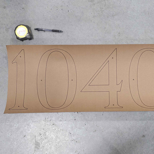 Printed Installation Template