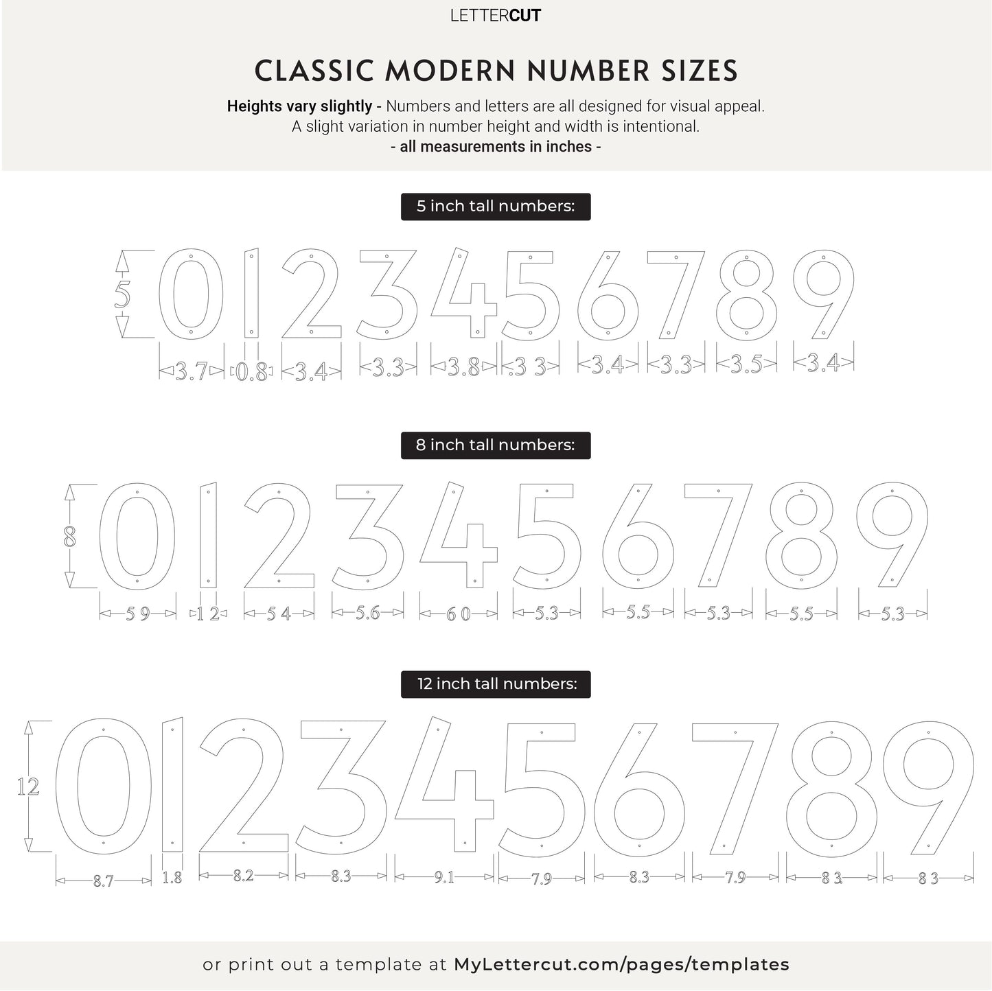 Black CLASSIC MODERN business and address sign letters