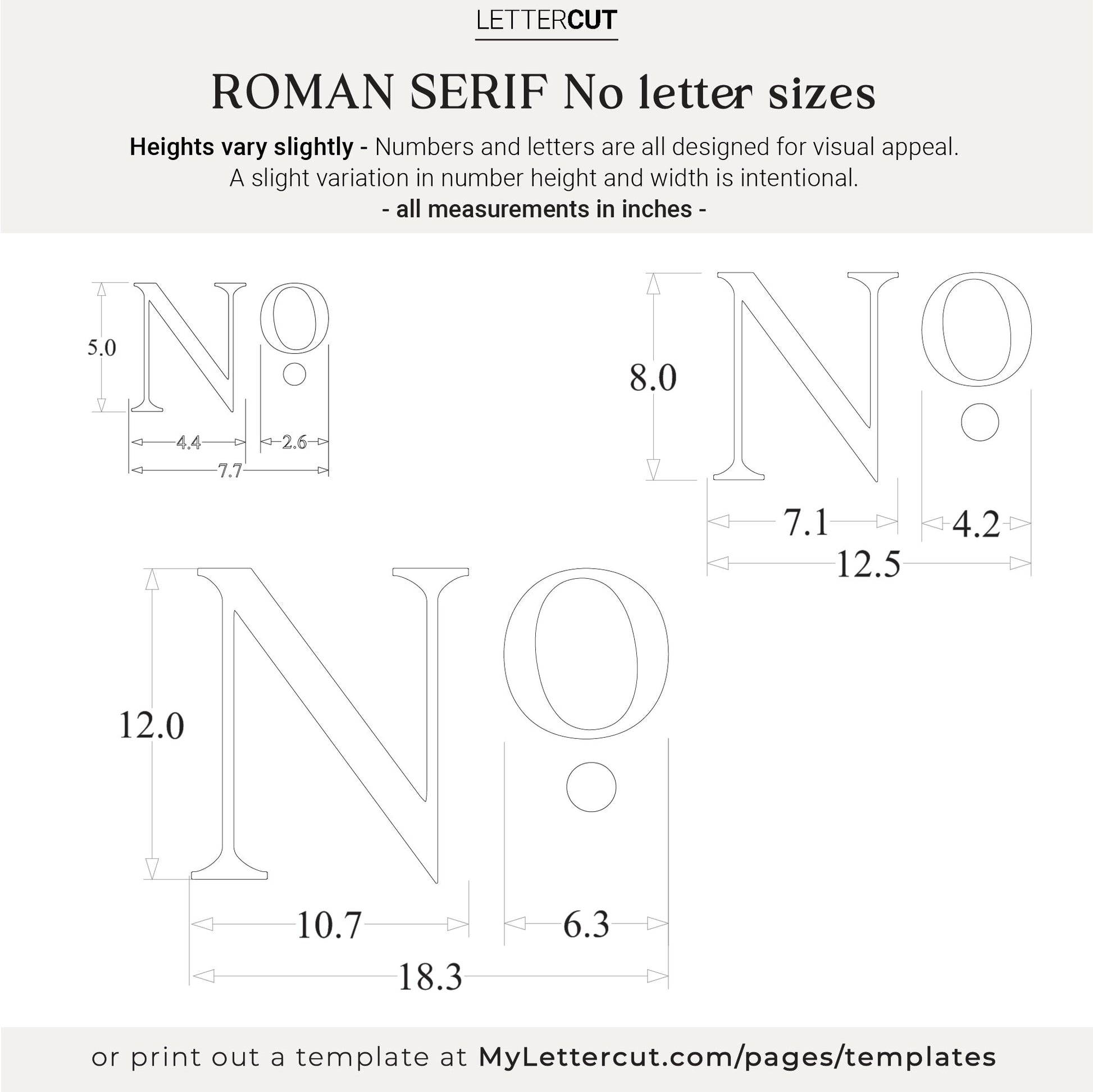 12 inch ROMAN SERIF house numbers for modern address signs – LETTERCUT 12-inch-roman-serif-house-numbers-for-modern-address-signs-lettercut