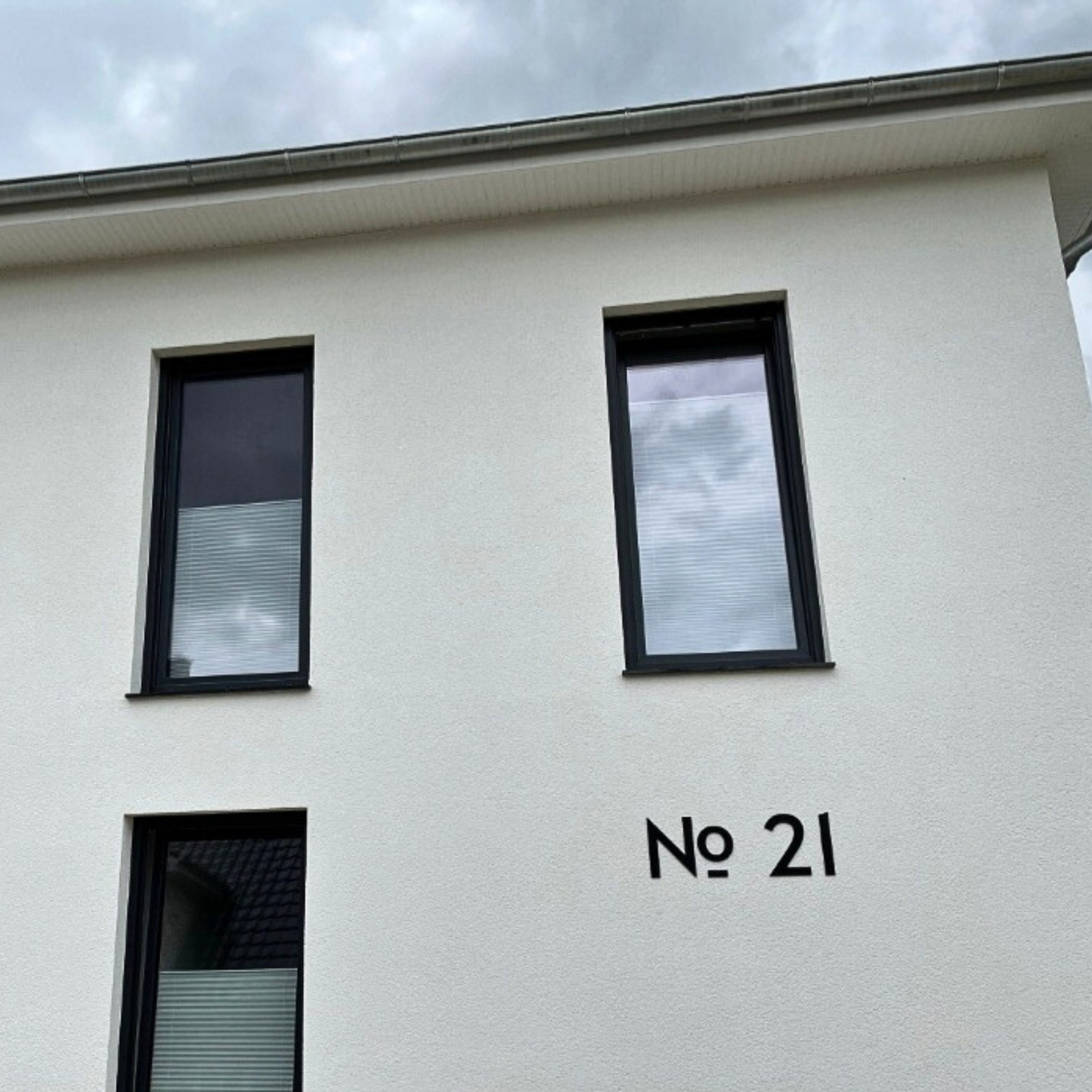 12 inch CLASSIC MODERN house numbers for address signs
