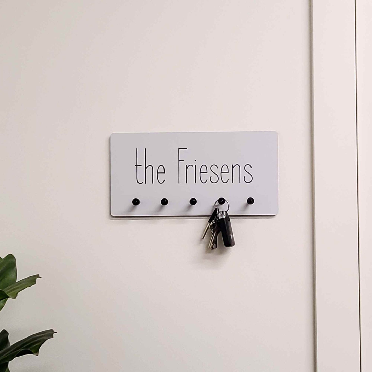 Personalized Key Holder for Entryway