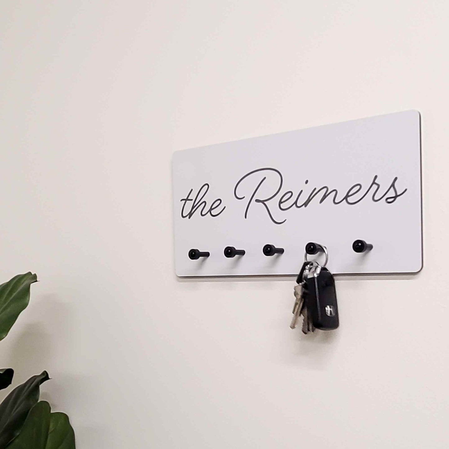 Personalized Key Holder for Entryway