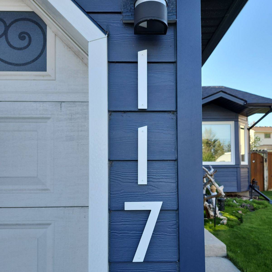 8 inch CLASSIC MODERN House numbers and letters