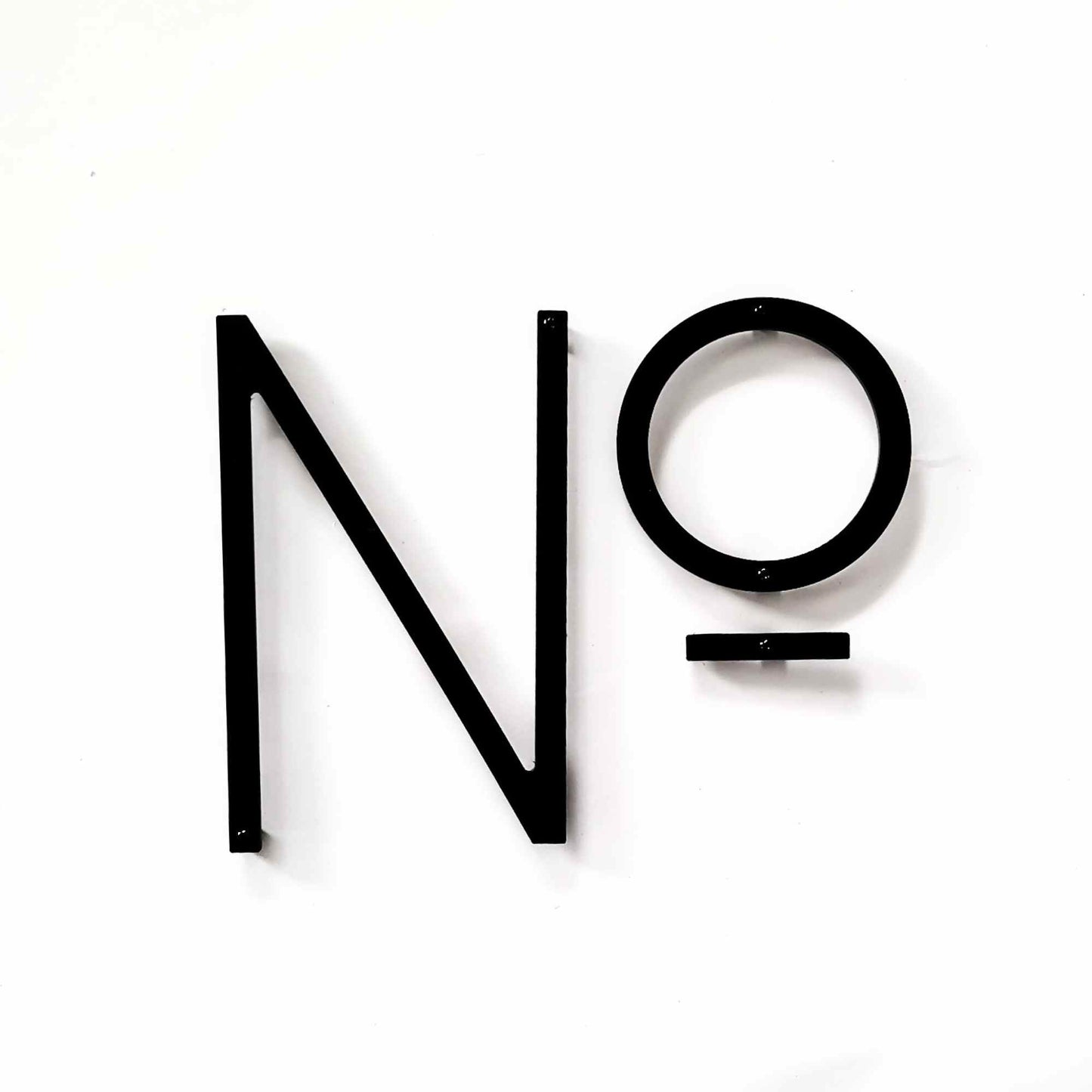 6 inch THIN MODERN house numbers and letters