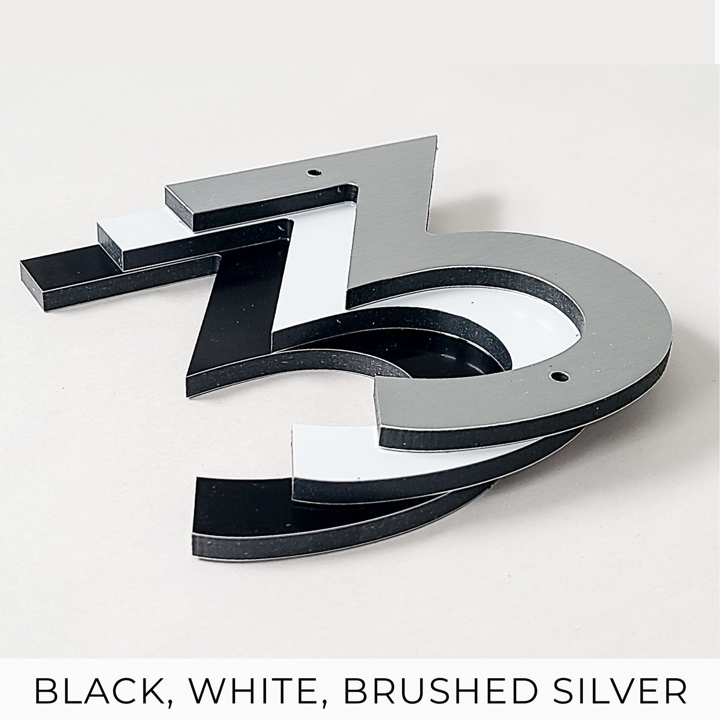 24 inch CLASSIC MODERN house numbers and letters