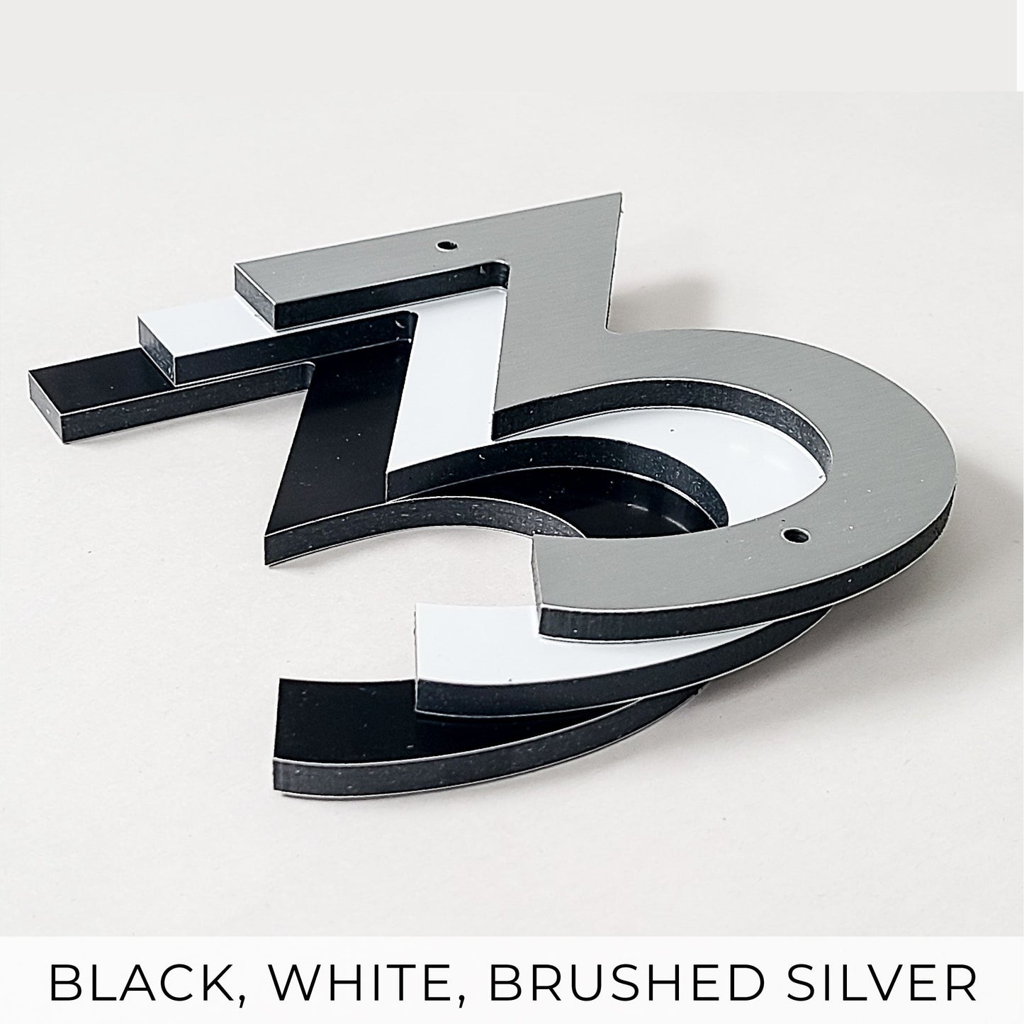 4 inch CLASSIC MODERN house numbers for address signs