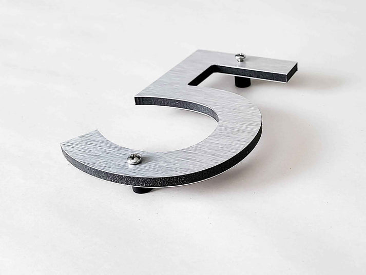 5 inch CLASSIC MODERN house numbers for address signs – LETTERCUT