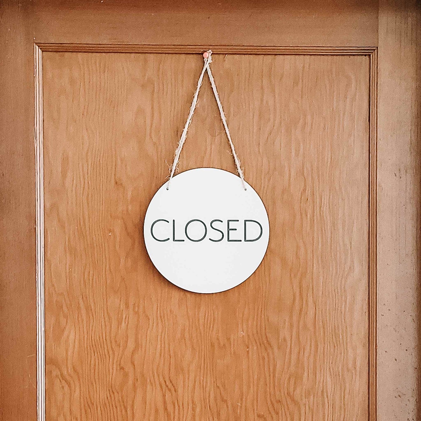 Open and Closed Window Sign