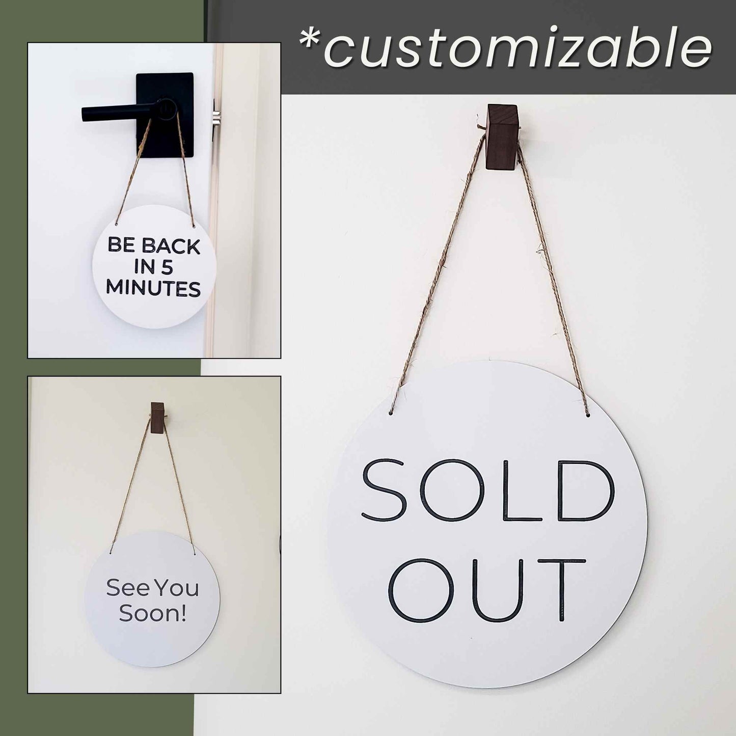 Open and Closed Window Sign