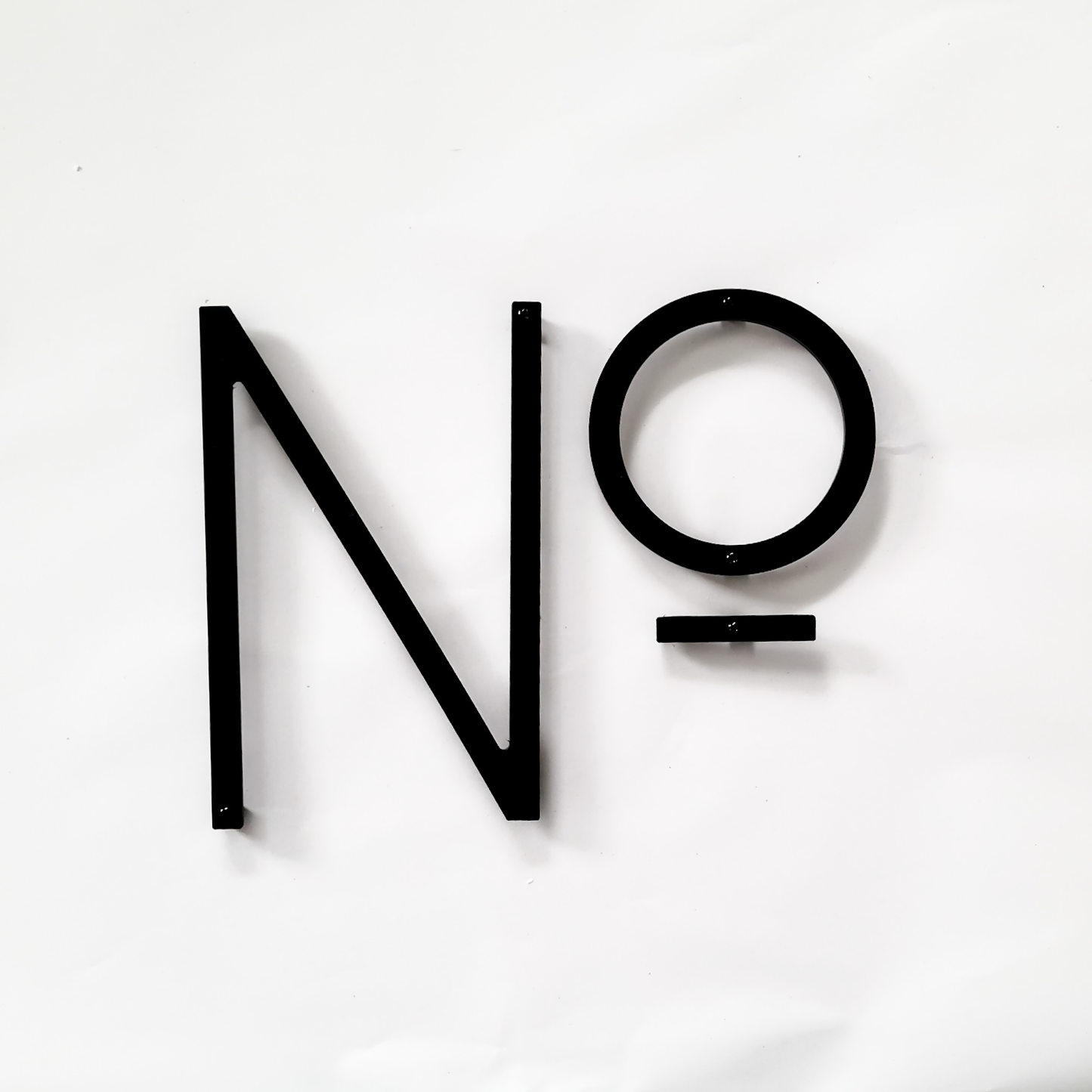 6 inch THIN MODERN house numbers and letters