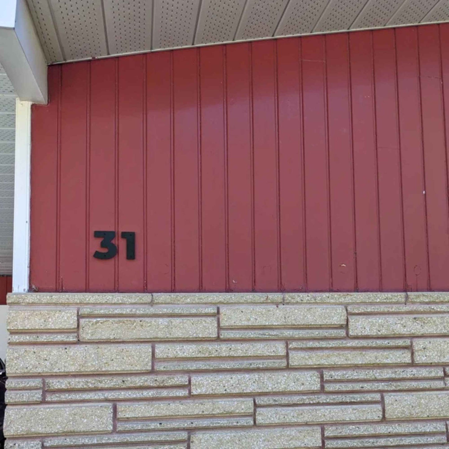 showing 5 nch BOLD RETRO address numbers