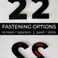 BOLD RETRO black house Numbers for Modern Address Signs