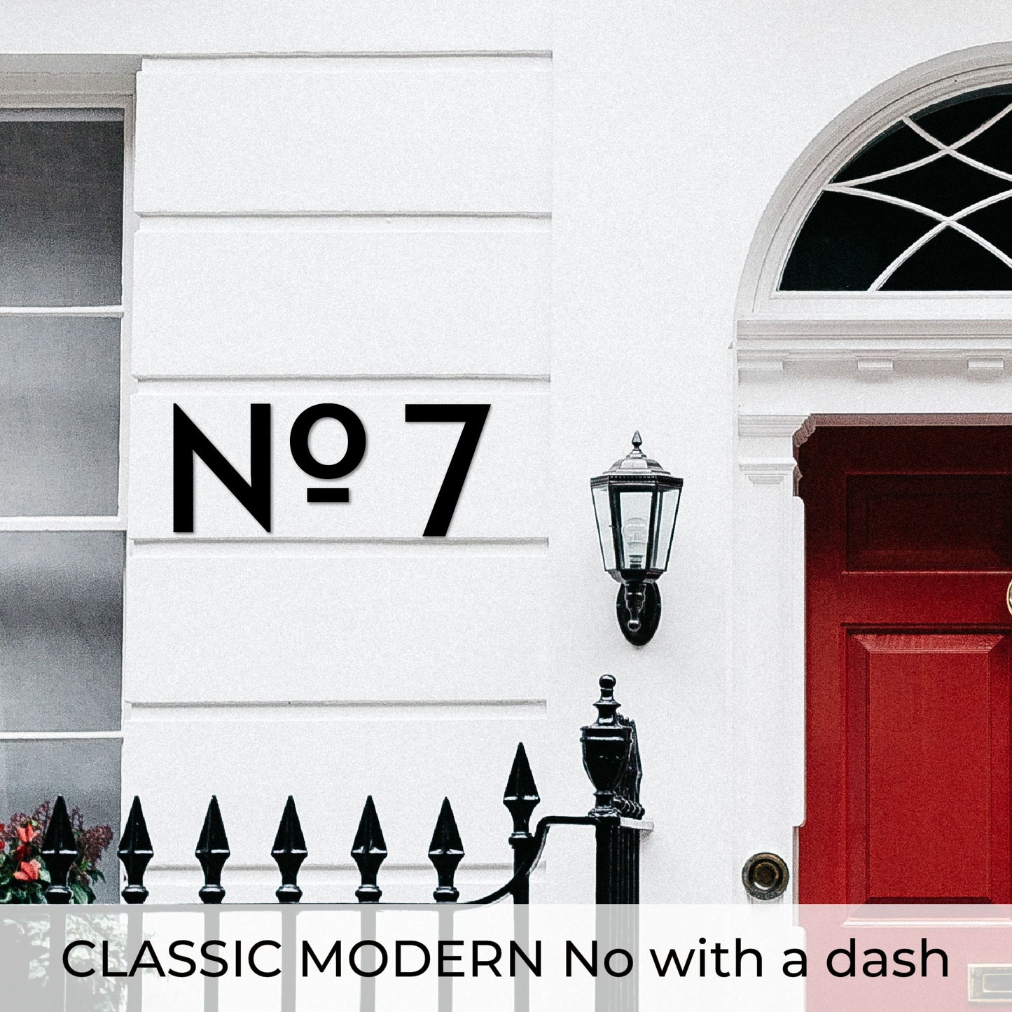 CLASSIC MODERN house numbers and No letters 