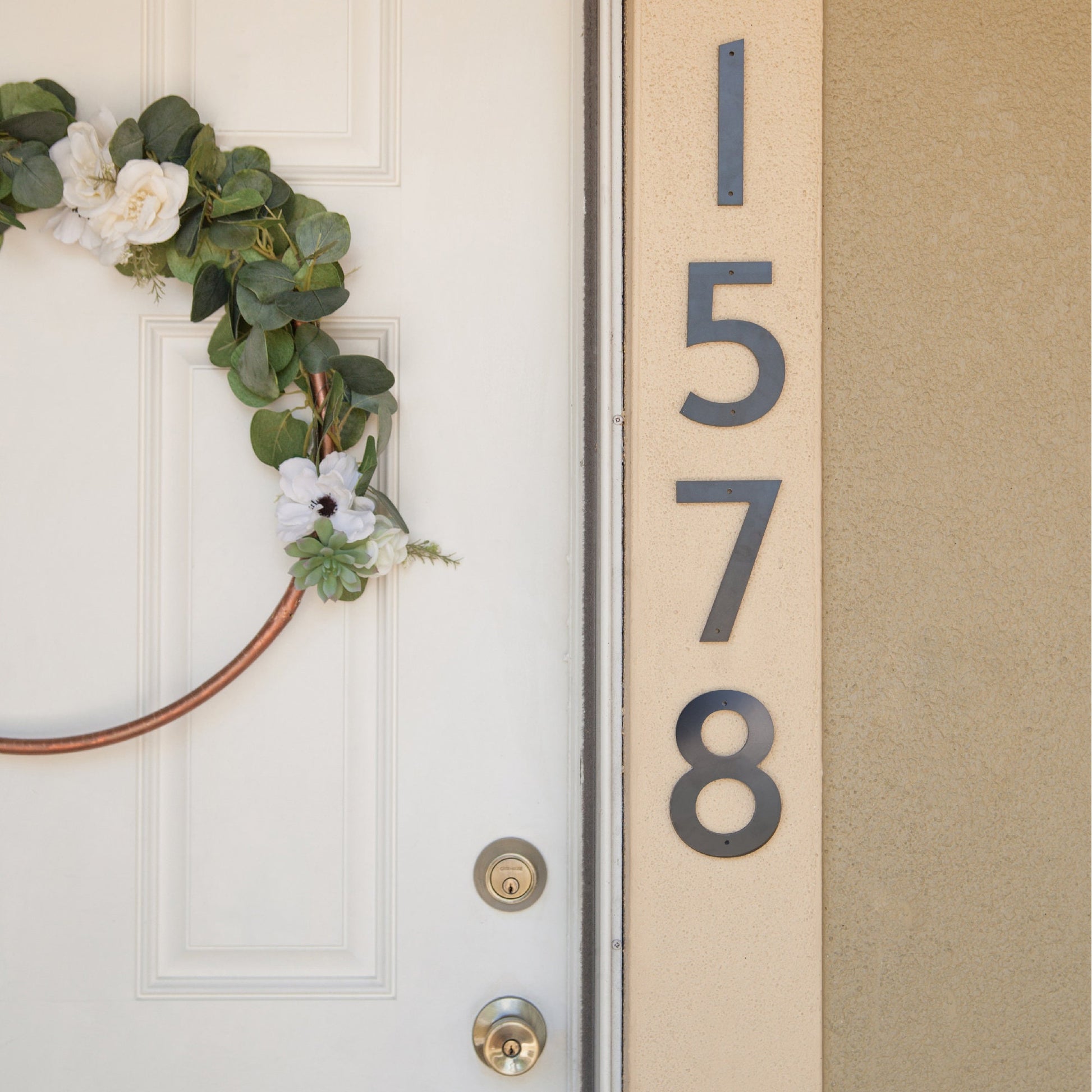 5 inch CLASSIC MODERN house numbers