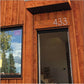 THIN MODERN Silver House Numbers and Letters